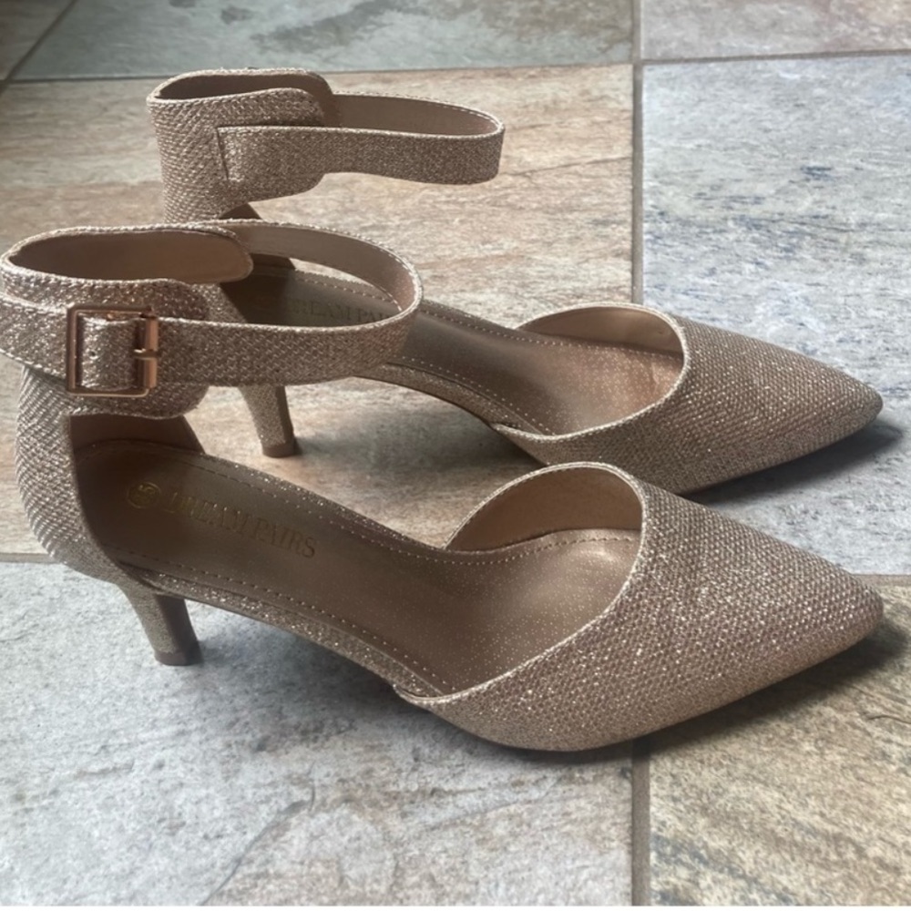 Elegant Heels with Ankle Strap size  8.5